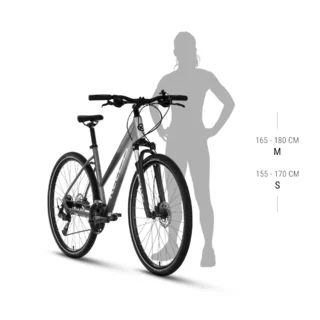Dámsky crossový bicykel KELLYS PHEEBE 30 28" - model 2025 - Rose Gold