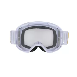 Motokrosové okuliare RedBull Spect Strive Panovision, biele matné, plexi číre