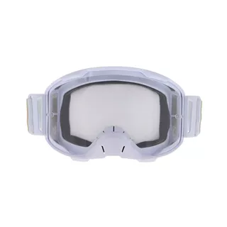 Motokrosové okuliare RedBull Spect Strive Panovision, biele matné, plexi číre