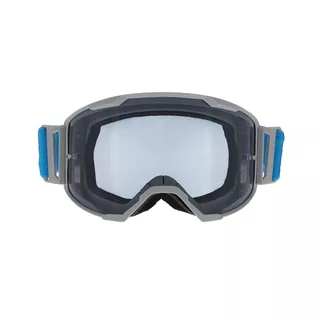 Motokrosové okuliare RedBull Spect Strive Panovision, svetlo šedé matné, plexi dymové
