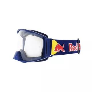Motokrosové okuliare RedBull Spect Strive Panovision, tmavo modré matné, plexi číre