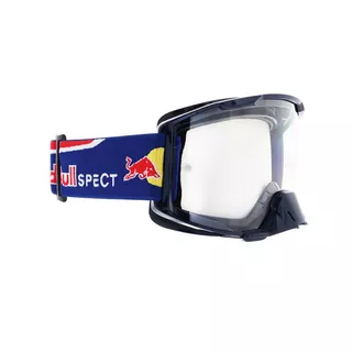 Motokrosové okuliare RedBull Spect Strive tmavo modré matné, číre plexi