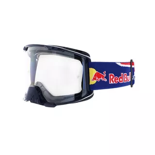 Motokrosové okuliare RedBull Spect Strive tmavo modré matné, číre plexi