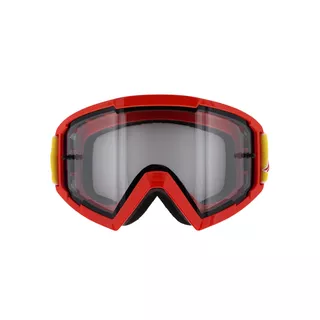 Motokrosové okuliare RedBull Spect Whip, červené, plexi číre