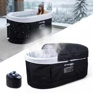 Prenosná otužovacia vaňa inSPORTline FrostPeace s naparovacím systémom