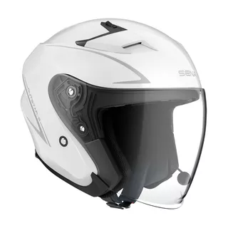 Moto prilba s headsetom SENA Outstar S lesklá biela