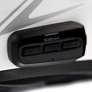Moto prilba s headsetom SENA Outstar S lesklá biela