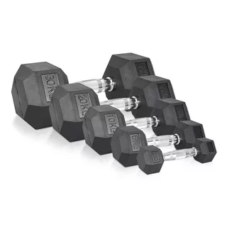 Šesťhranné činky inSPORTline Hexclusive 2-30 kg