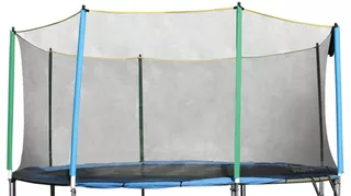 Ochranná sieť bez tyčí k trampolínam 183 cm - na 6 tyčí - 2. akosť