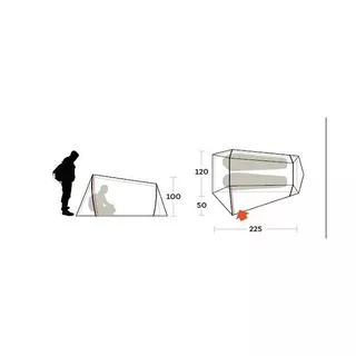 Stan FERRINO Lightent 2 Pro (120+50)x225x100 cm