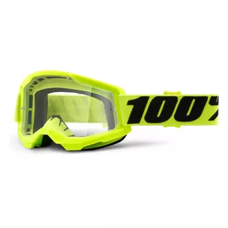 Motokrosové okuliare 100% Strata 2 - Fletcher ružová, číre plexi