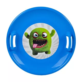 Tanier na sneh STT - modrá emoji girl - modrá monster