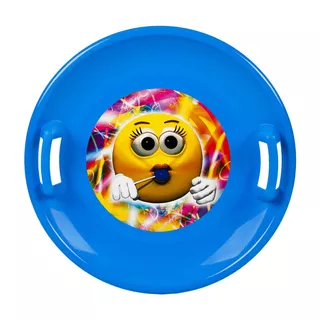 Tanier na sneh STT - modrá emoji girl - modrá emoji girl
