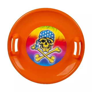 Tanier na sneh STT - modrá emoji girl - oranžová pirate
