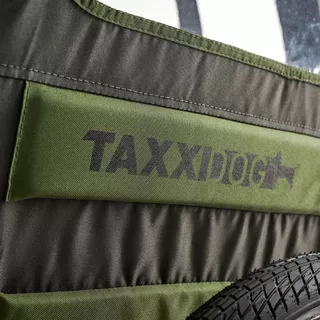 Vozík pre psa TaXXi M tmavo šedá/tmavo zelená