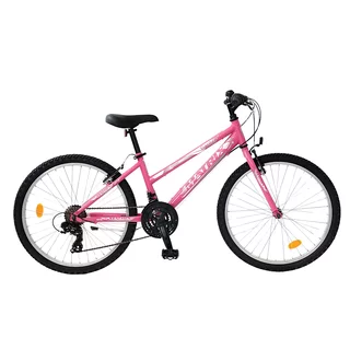 Juniorsky bicykel Matrix Garden 24" 9.0 - čierna - ružová