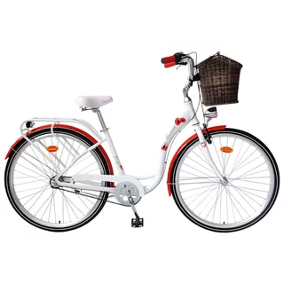 Mestský bicykel Saveno Bridget 28" - model 2025 - biela