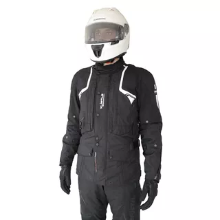 Airbagová bunda Helite Touring New textilná čierna, mechanická s trhačkou - 2. akosť - čierna