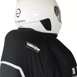 Airbagová bunda Helite Touring New textilná čierna, mechanická s trhačkou - 2. akosť - čierna
