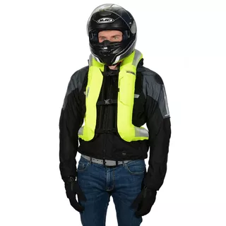 Airbagová vesta Helite Turtle 2 HiVis rozšírená - žltá