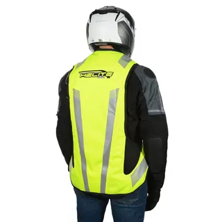 Airbagová vesta Helite Turtle 2 HiVis rozšírená - žltá