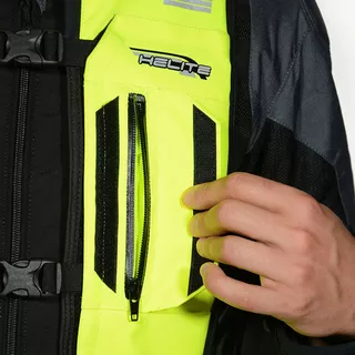 Airbagová vesta Helite Turtle 2 HiVis rozšírená - žltá