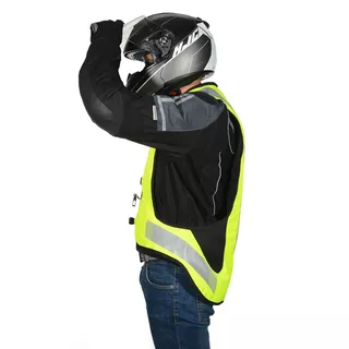 Airbagová vesta Helite Turtle 2 HiVis rozšírená - žltá