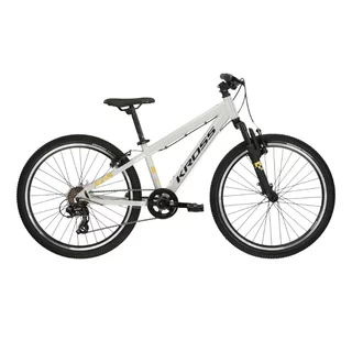 Juniorský bicykel Kross Dust JR 1.0 24" Gen 006 - šedá/čierna/lesk - šedá/čierna/lesk