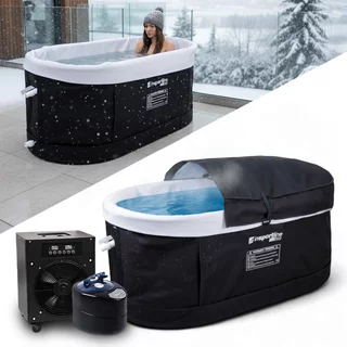 Prenosná otužovacia vaňa inSPORTline FrostPeace s termoregulačným a naparovacím systémom