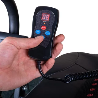Vyhrievané autotrakčné lehátko inSPORTline Inverso Heaty - čierna