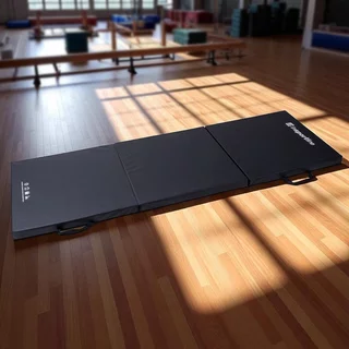 Skladacia gymnastická žinenka inSPORTline Trifold 195x90x5 cm - hnedá
