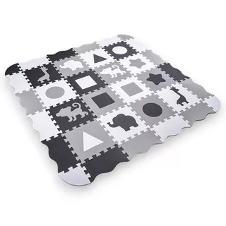 Penové puzzle s ohrádkou inSPORTline Trastino 30,5x30,5x1 cm, 36ks