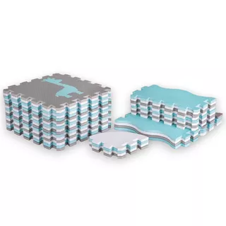 Penové puzzle s ohrádkou inSPORTline Smarfino 30,5x30,5x1 cm, 36ks