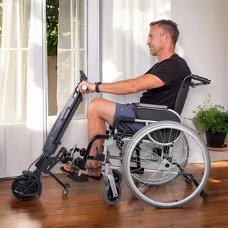 Prídavný elektrický pohon pre invalidné vozíky inSPORTline Oppatia - 2.akosť
