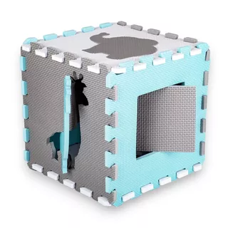 Penové puzzle s ohrádkou inSPORTline Smarfino 30,5x30,5x1 cm, 36ks