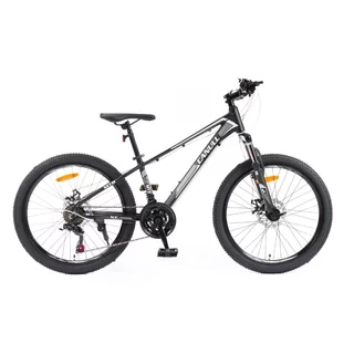 Juniorský bicykel Canull XC 241 24" - model 2026 • 137-152 cm - čierna/biela