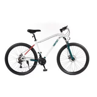 Horský bicykel Olpran CANIS 27,5" - biela/tmavá petrolejová/tmavo červená