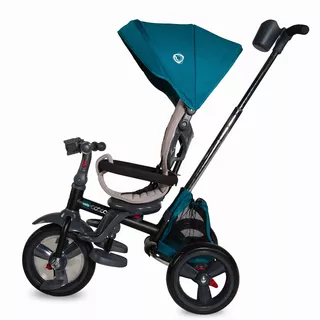 Detská trojkolka s vodiacou tyčou Coccolle Velo - žltá