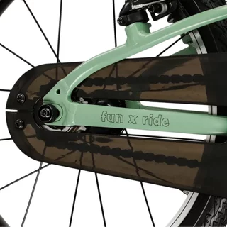 Detský bicykel Kross Liftie 16" - model 2025 - zelená / čierna / matný