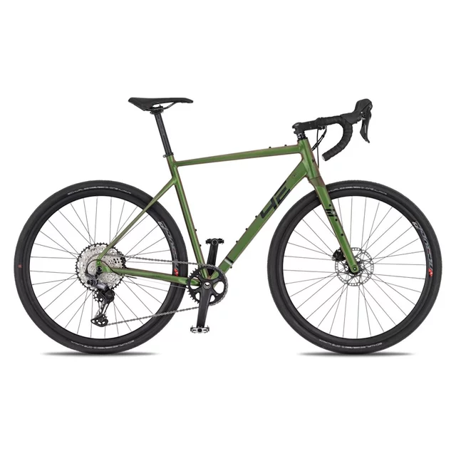 Gravel bicykel 4EVER Gromvel Race 28" - model 2026 - titan matt - green dragon