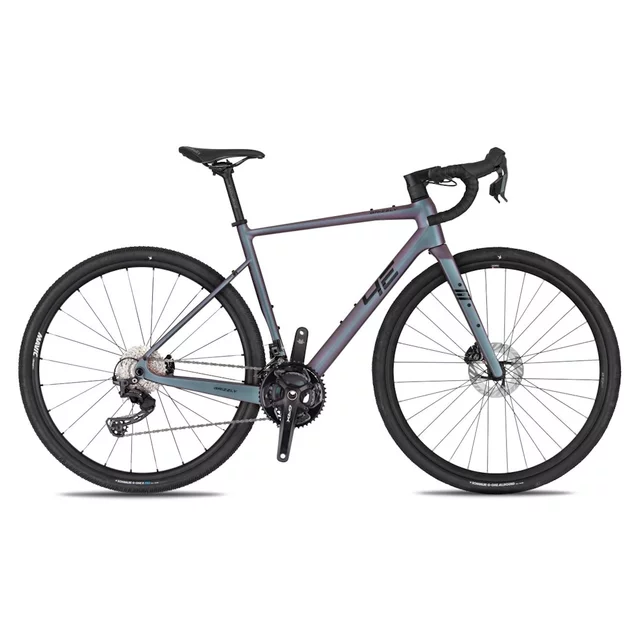 Gravel bicykel 4EVER Grizzly Race 28" - model 2026 - dragon green - titan rainbow