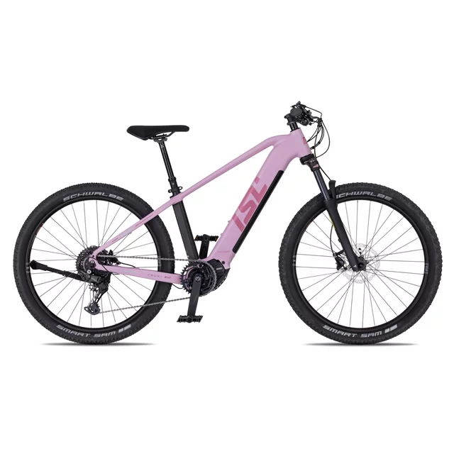 Dámsky horský elektrobicykel inSPORTline ISL Asuki EVO 835 Wh 27,5" - model 2026 - Dusted Pink - Dusted Pink