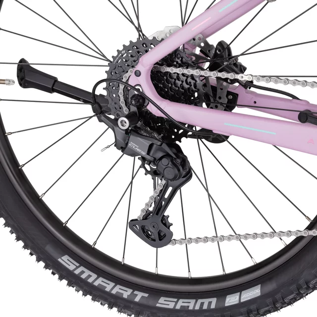 Dámsky horský elektrobicykel inSPORTline ISL Asuki EVO 835 Wh 27,5" - model 2026 - Dusted Pink