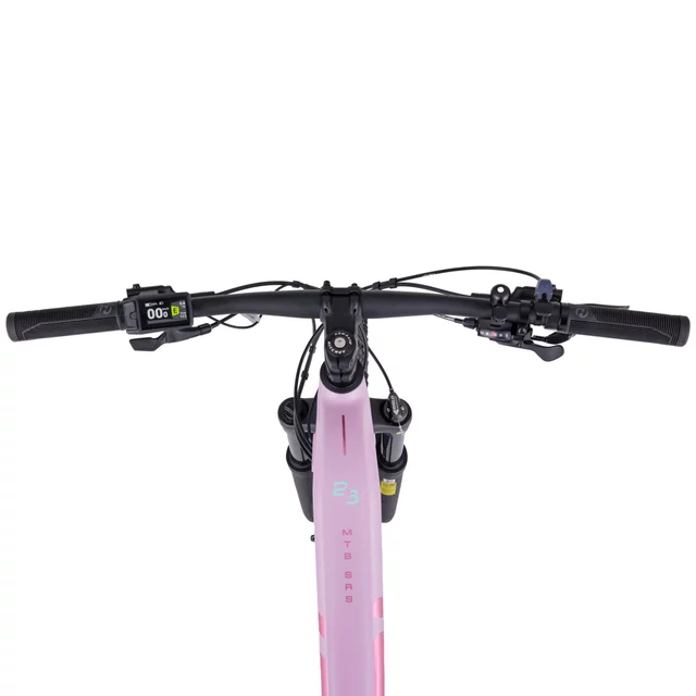 Dámsky horský elektrobicykel inSPORTline ISL Asuki EVO 835 Wh 27,5" - model 2026 - Dusted Pink