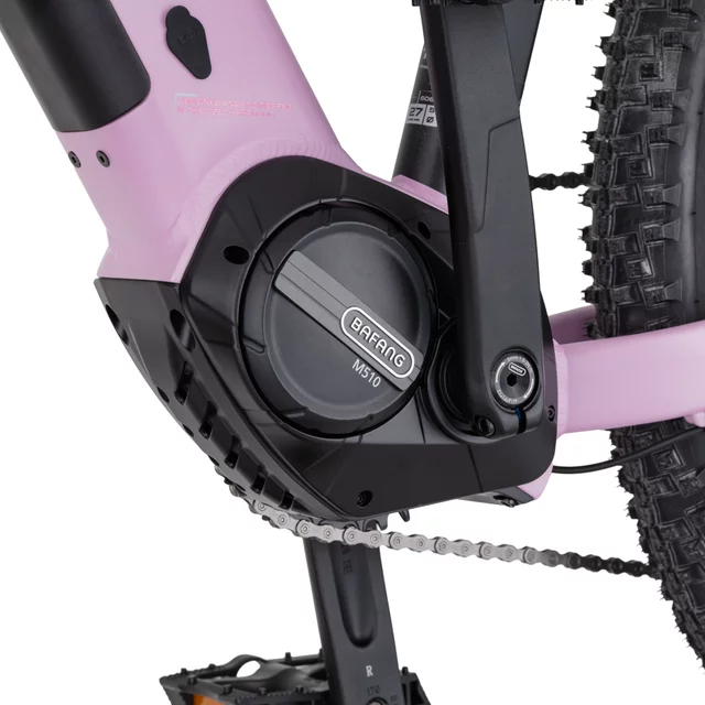 Dámsky horský elektrobicykel inSPORTline ISL Asuki EVO 835 Wh 27,5" - model 2026 - Dusted Pink