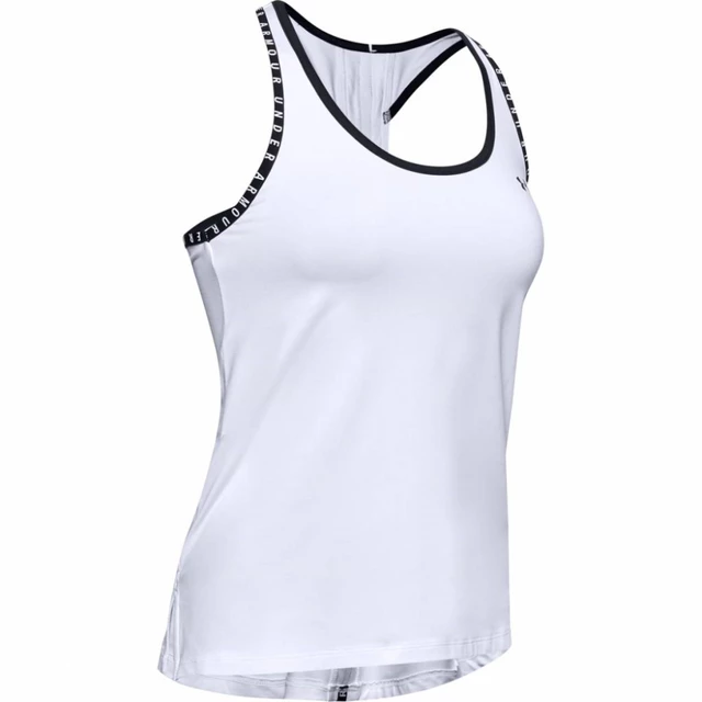 Dámske tielko Under Armour Knockout Tank - Lipstick - White
