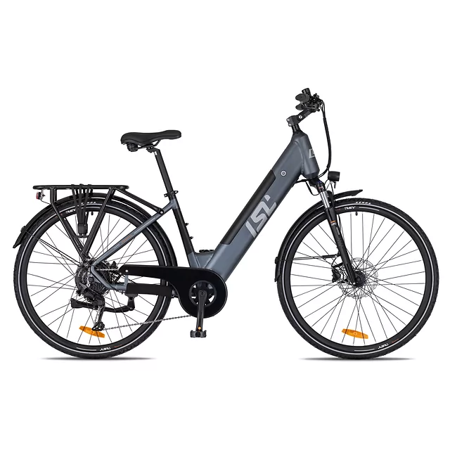 Mestský elektrobicykel inSPORTline ISL Eclion 648 Wh 28" - model 2026 - Velour Red - Titanium Grey