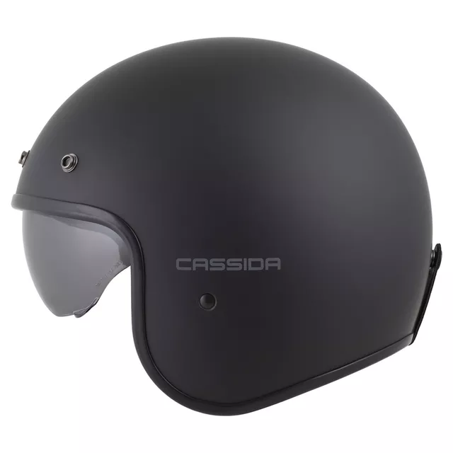 Moto prilba Cassida Oxygen Solid 2.0 čierna matná/tmavo šedá