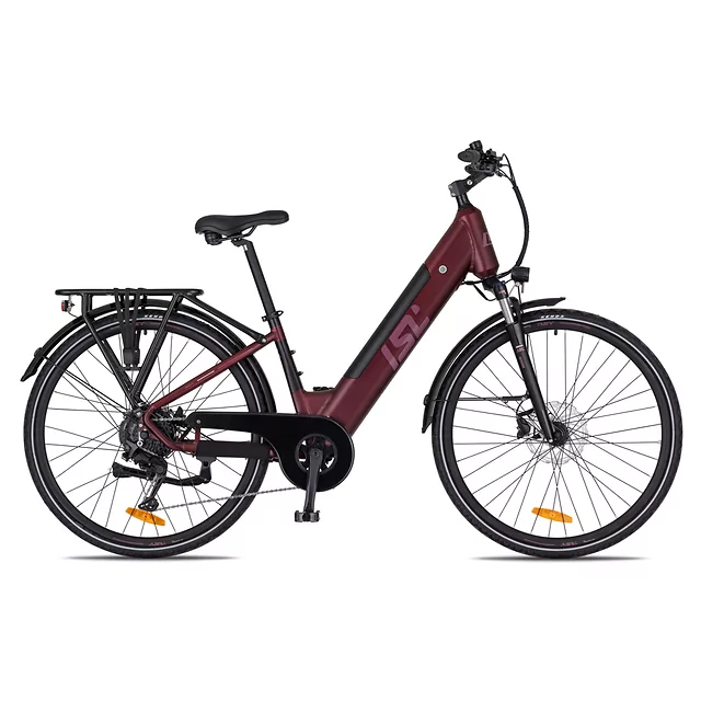 Mestský elektrobicykel inSPORTline ISL Eclion 648 Wh 28" - model 2026 - Velour Red - Velour Red