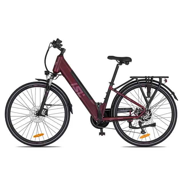 Mestský elektrobicykel inSPORTline ISL Eclion 648 Wh 28" - model 2026 - Velour Red
